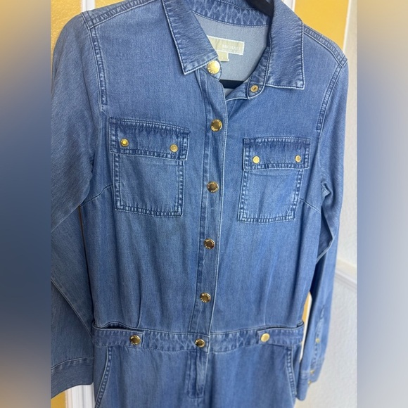 Michael Kors Denim Blue Women's Jumpsuit - Picture 4 of 12